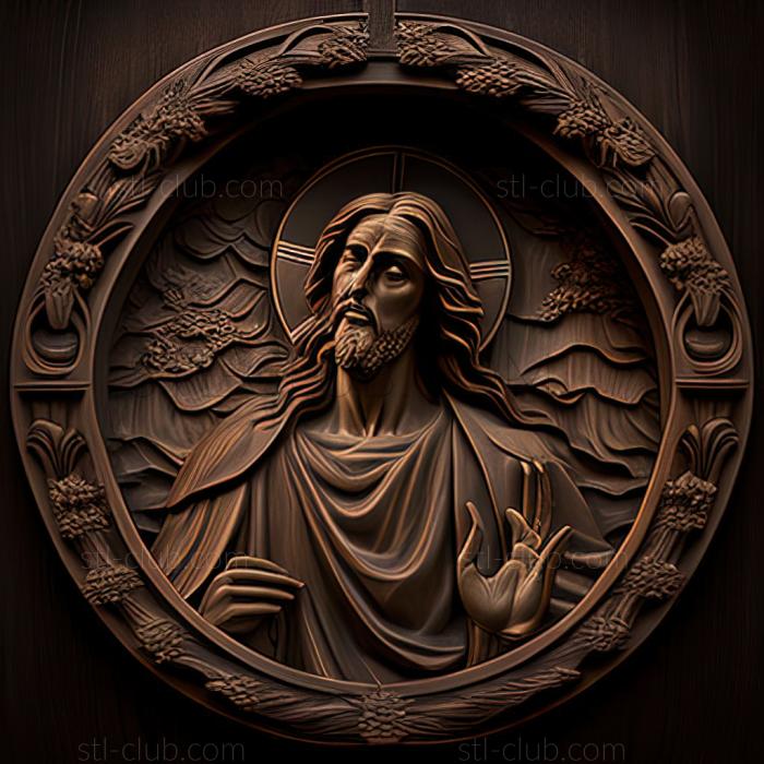 3D model st jesus (STL)